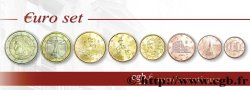 ITALIE LOT DE 8 PIÈCES EURO (1 Cent - 2 Euro Dante) 2005 Rome