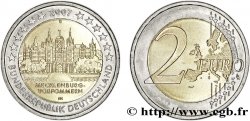 GERMANIA 2 Euro MECKLEMBOURG-POMÉRANIE - CHÂTEAU DE SCHWERIN 2007 Munich D
