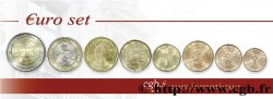 AUSTRIA LOT DE 8 PIÈCES EURO (1 Cent - 2 Euro Traité de Rome) 2007 Vienne
