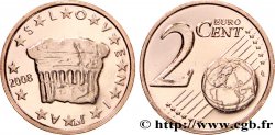SLOVÉNIE 2 Cent PIERRE DU PRINCE 2008 BU