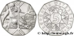 AUSTRIA 5 Euro 100 ANS DE SKI 2005 Vienne