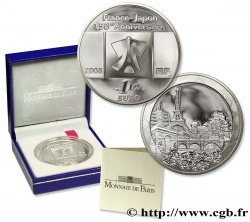 FRANCIA Belle Épreuve 1 Euro 1/2 CAPITALES (PARIS-TOKYO) 2008