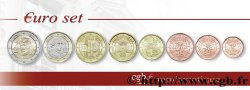 AUTRICHE LOT DE 8 PIÈCES EURO (1 Cent - 2 Euro Von Suttner) 2008 SPL63