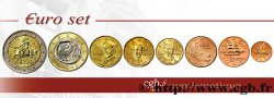GRÈCE LOT DE 8 PIÈCES EURO (1 Cent - 2 Euro Europe) 2008 SPL63