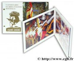 VATICAN Enveloppe philatélique-numismatique 500 ANS DE LA GARDE SUISSE PONTIFICALE  2006 FDC