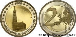 ALLEMAGNE Belle Épreuve 2 Euro HAMBOURG - ÉGLISE SAINT-MICHEL - Karlsruhe G 2008 BE