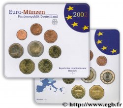 DEUTSCHLAND SÉRIE Euro BRILLANT UNIVERSEL  - Munich D 2002 Munich D