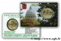 VATICAN Coin-Card (n°2) 50 Cent PONTIFICAT DE BENOÎT XVI
 2011 Rome