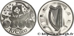 IRELAND REPUBLIC Belle Épreuve 10 Euro SAINT BRENDAN, LE NAVIGATEUR 2011