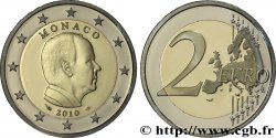 MONACO Belle Épreuve 2 Euro PRINCE ALBERT II 2010 BE