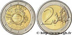 CYPRUS 2 Euro 10 ANS DES PIÈCES ET BILLETS EN EUROS 2012 Athènes