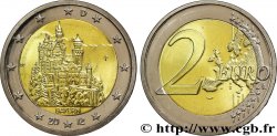 GERMANIA 2 Euro BAVIERE - CHÂTEAU DE NEUSCHWANSTEIN - Stuttgart F 2012 Stuttgart F