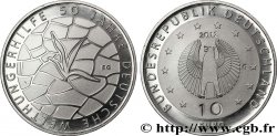 GERMANY 10 Euro CINQUANTENAIRE DE LA WELTHUNGERHILFE 2012 Karlsruhe G