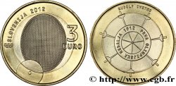 SLOVENIA 3 Euro CENTENAIRE DE LA PREMIÈRE MÉDAILLE OLYMPIQUE 2012 