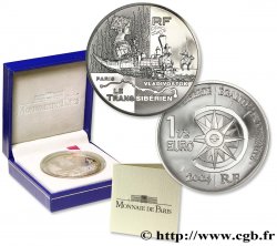 FRANCIA Belle Épreuve 1 Euro 1/2 LE TRANSSIBERIEN 2004