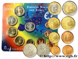 ESPAGNE SÉRIE Euro BRILLANT UNIVERSEL (avec médaille Christophe Colomb) 2006 Madrid