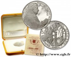 VATICAN Belle Épreuve 5 Euro JOURNÉE MONDIALE DE LA PAIX 2009 Rome
