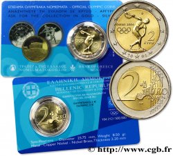 GREECE Coin-Card 2 Euro JEUX OLYMPIQUES D ATHÈNES 2004 2004 Athènes