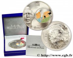 FRANCE Belle Épreuve 1 Euro 1/2 TINTIN ET LE PROFESSEUR TOURNESOL 2007 Pessac