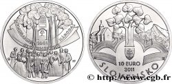SLOWAKEI 10 Euro MEMORANDUM DE LA NATION SLOVAQUE 2011 Kremnica