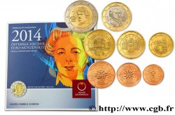 ÖSTERREICH SÉRIE Euro BRILLANT UNIVERSEL - BERTHA VON SUTTNER 2014 Vienne
