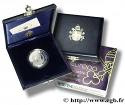 VATICAN Belle Épreuve 5 Euro L EUROPE, UN PROJET DE PAIX ET DE FRATERNITÉ 2002 Proof set