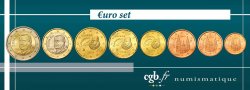 ESPAGNE LOT DE 8 PIÈCES EURO (1 Cent - 2 Euro Juan-Carlos I) 2014 Madrid