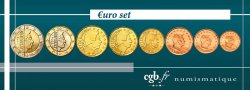 LUXEMBURG LOT DE 8 PIÈCES EURO (1 Cent - 2 Euro Grand-Duc Henri) 2014 Utrecht