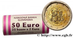SLOVACCHIA Rouleau 2 Euro MISSION BYZANTINE DE SAINT CYRILLE ET MÉTHODE 2013 Kremnica
