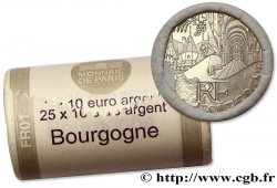 FRANKREICH Rouleau 25 x 10 Euro des RÉGIONS - BOURGOGNE 2011 Pessac