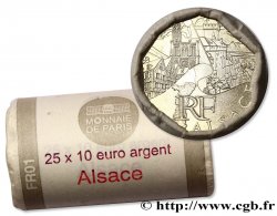FRANCE Rouleau 25 x 10 Euro des RÉGIONS - ALSACE 2011 Pessac