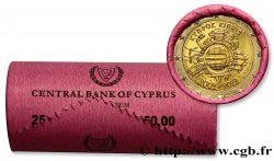 CYPRUS Rouleau 25 x 2 Euro 10 ANS DES PIÈCES ET BILLETS EN EUROS  2012 Athènes
