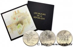 FRANKREICH Lot 6 x 10 Euro “LES VALEURS DE LA REPUBLIQUE par SEMPÉ” + coffret Monnaie de Paris 2014 Pessac