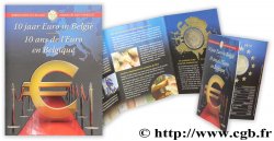 BELGIO Coin-Card 2 Euro 10 ANS DES PIÈCES ET BILLETS EN EUROS 2012 Bruxelles