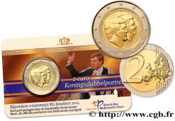 PAESI BASSI Coin-Card 2 Euro DOUBLE PORTRAIT 2014 2014 Utrecht