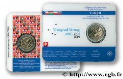 ESLOVAQUIA Coin-Card 2 Euro 20ème ANNIVERSAIRE DU GROUPE DE VISEGRAD  2011 Kremnica Kremnica
