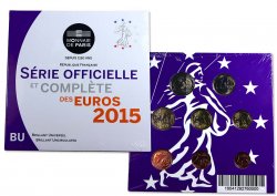 FRANCE SÉRIE Euro BRILLANT UNIVERSEL  2015 Pessac - Monnaie de Paris