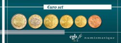 ANDORRE (PRINCIPAUTÉ) LOT DE 6 PIÈCES EURO (5, 10, 20, 50 Cent - 1 et 2 Euro) 2014 Madrid
