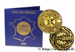 FRANKREICH 200 Euro DES RÉGIONS (or) 2012 Pessac
