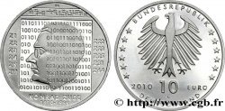 ALLEMAGNE 10 Euro CENTENAIRE DE LA NAISSANCE DE KONRAD ZUSE (1910-1995) 2010 Karlsruhe G