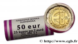 SLOVAQUIE Rouleau 2 Euro 10 ANS D’ADHÉSION À L’UNION EUROPÉENNE 2014 Kremnica
