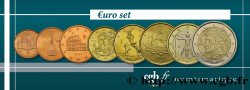 ITALY LOT DE 8 PIÈCES EURO (1 Cent - 2 Euro Dante) n.d. Rome