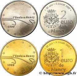 FRANCE Lot 1et 2 Euro de Nancy (20 juin - 5 juillet 1997) 1997 