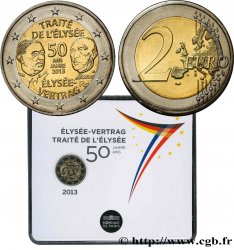 FRANCE Coin-Card 2 Euro 50 ANS DU TRAITÉ DE L ÉLYSÉE 2013 Pessac