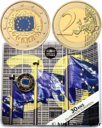 FRANCE Coin-Card 2 Euro 30e ANNIVERSAIRE DU DRAPEAU EUROPÉEN 2015 Pessac