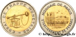 EUROPEAN CENTRAL BANK 2 euro, essai de frappe monétaire dit de “Pessac” n.d. Pessac