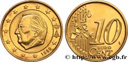 BELGIUM 10 Cent Albert II, premier type (stries fines) 1999 Bruxelles