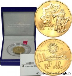 FRANCE Belle Épreuve or 10 Euro VAUBAN 2007