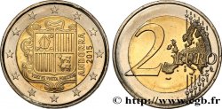 ANDORRE (PRINCIPAUTÉ) 2 Euro ARMOIRIES 2015 