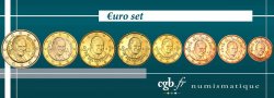 VATICAN LOT DE 8 PIÈCES EURO (1 Cent - 2 Euro Benoît XVI) 2013 Rome